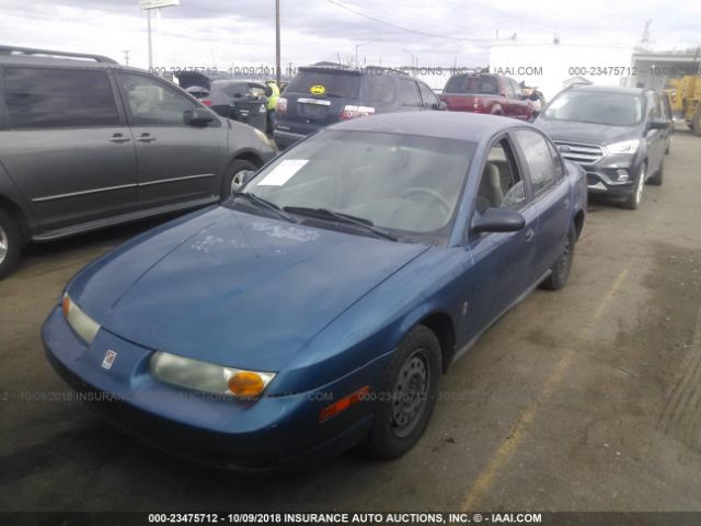 1G8ZF52851Z239640 - 2001 SATURN SL BLUE photo 2