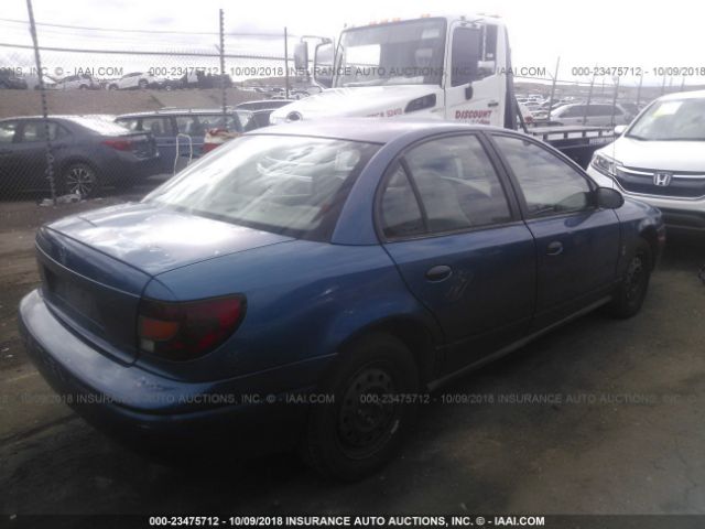 1G8ZF52851Z239640 - 2001 SATURN SL BLUE photo 4