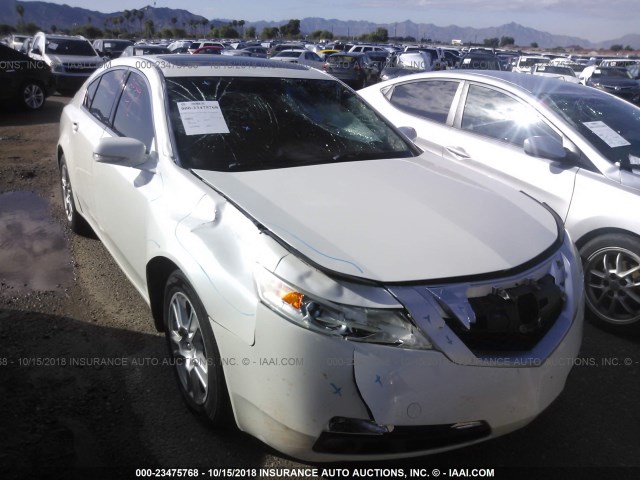 19UUA86229A023357 - 2009 ACURA TL WHITE photo 6