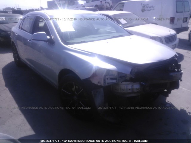 1G1ZC5E17BF137975 - 2011 CHEVROLET MALIBU 1LT SILVER photo 1