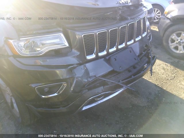 1C4RJFCG0FC165103 - 2015 JEEP GRAND CHEROKEE OVERLAND GRAY photo 6