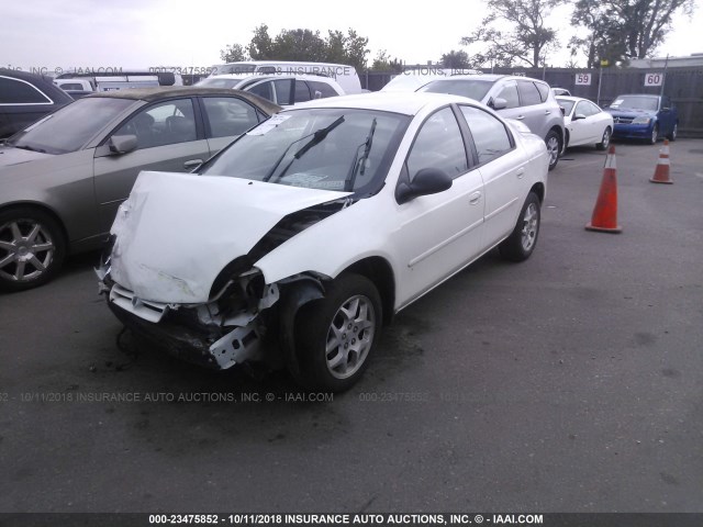 1B3ES56C02D656386 - 2002 DODGE NEON ES WHITE photo 2