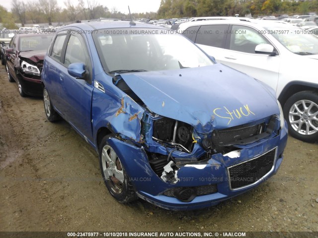 KL1TD66E99B665477 - 2009 CHEVROLET AVEO LS/LT Mavi foto 1