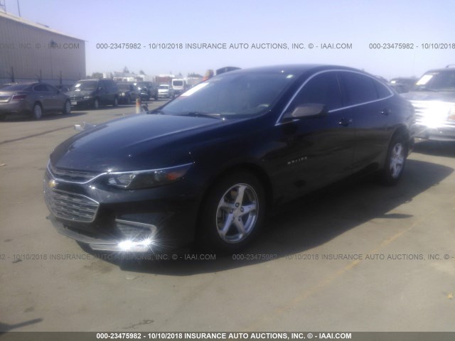 1G1ZB5ST5JF171484 - 2018 CHEVROLET MALIBU LS 黑色 照片 2