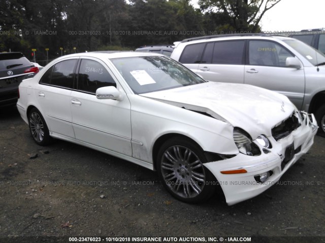 WDBUF87X38B250865 - 2008 MERCEDES-BENZ E 350 4MATIC WHITE photo 1