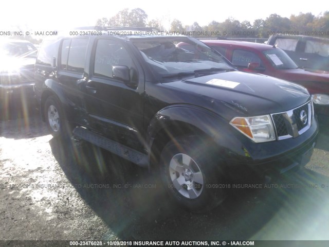 5N1AR18W36C653871 - 2006 NISSAN PATHFINDER LE/SE/XE BLACK photo 1