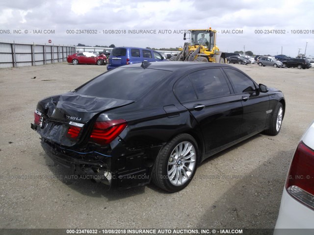 WBAYF4C57ED282148 - 2014 BMW 740 LXI BLACK photo 4