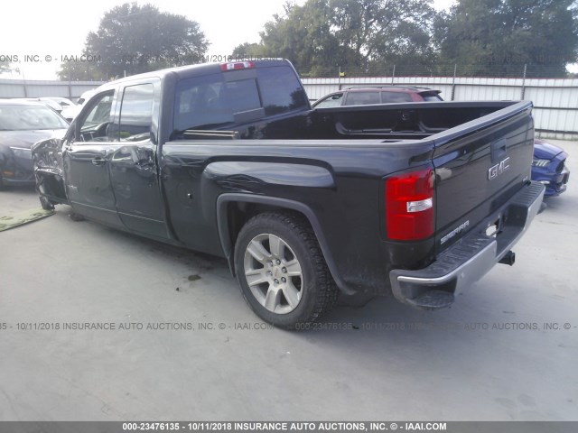 1GTR1UEH5FZ226145 - 2015 GMC SIERRA C1500 SLE BLACK photo 3