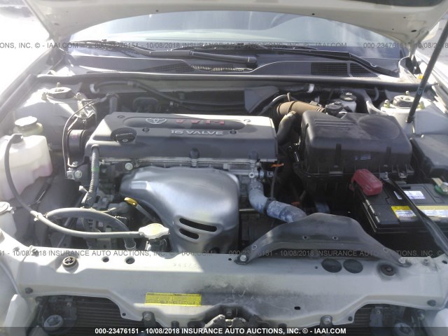 4T1BE32KX4U933649 - 2004 TOYOTA CAMRY LE/XLE/SE 银色 照片 10