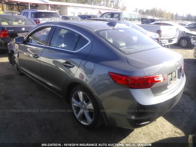 19VDE1F78DE004820 - 2013 ACURA ILX 20 TECH GRAY photo 3