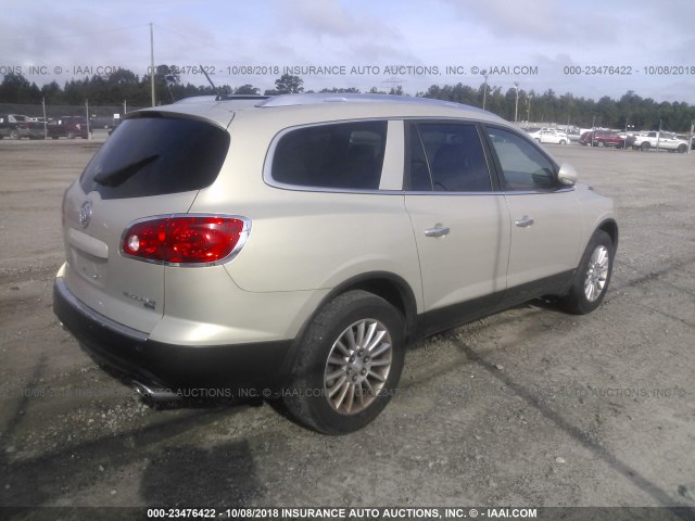 5GAER23798J124095 - 2008 BUICK ENCLAVE CXL TAN photo 4