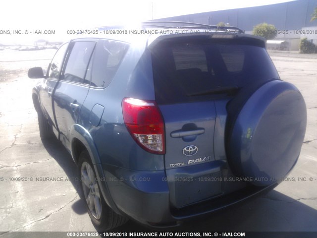 JTMZD32VX86066814 - 2008 TOYOTA RAV4 SPORT BLUE photo 3