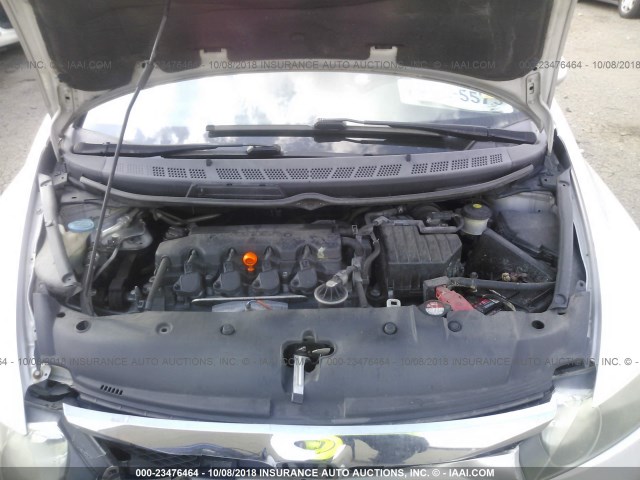 2HGFA1F91AH312085 - 2010 HONDA CIVIC EXL 银色 照片 10