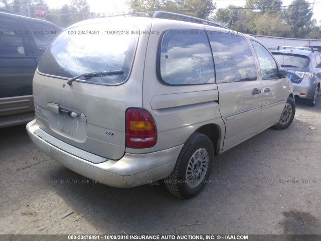 2FMDA5140WBA23536 - 1998 FORD WINDSTAR WAGON GOLD photo 4