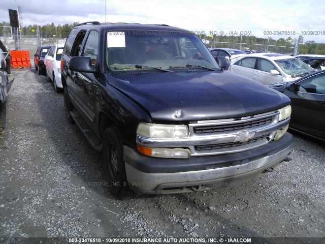 1GNEK13Z83R130129 - 2003 CHEVROLET TAHOE K1500 BLACK photo 1