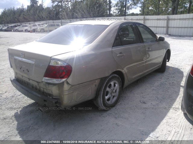 4T1BE32K66U152713 - 2006 TOYOTA CAMRY LE/XLE/SE GOLD photo 4