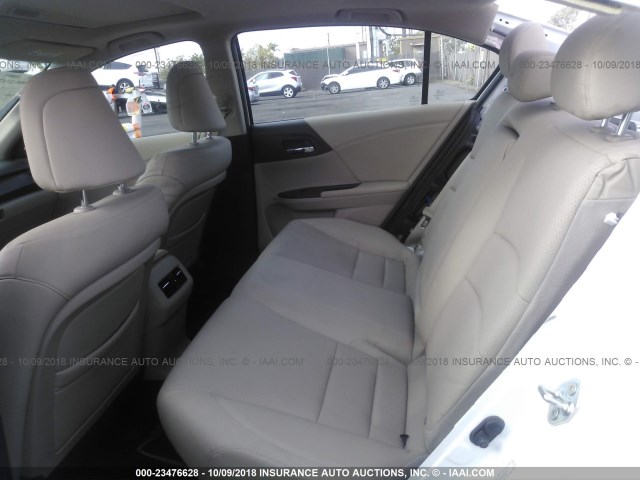 1HGCR6F53EA005270 - 2014 HONDA ACCORD HYBRID/EXL WHITE photo 8