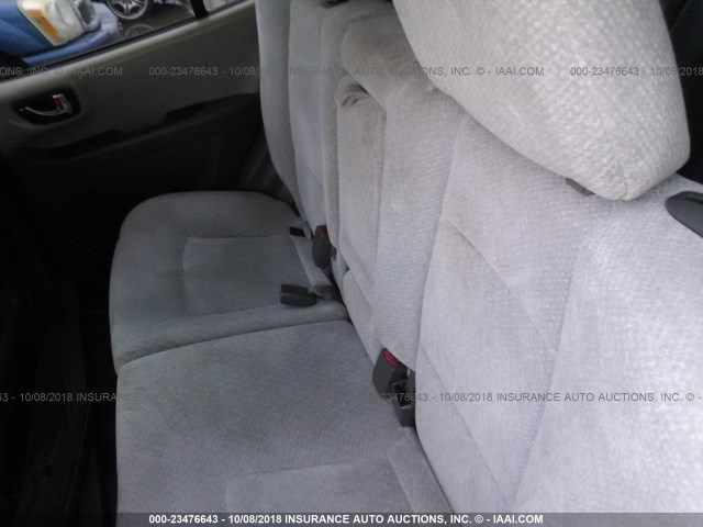 KM8SC73D15U960169 - 2005 HYUNDAI SANTA FE GLS/LX SILVER photo 8