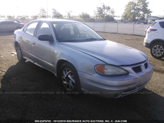 1G2NE52F44M548091 - 2004 PONTIAC GRAND AM SE SILVER photo 1