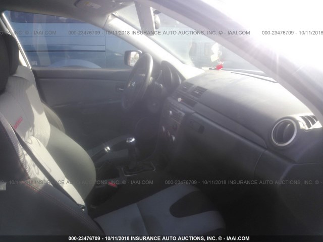 JM1BK34M171690573 - 2007 MAZDA SPEED 3 银色 照片 5