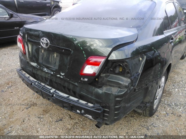 4T1BF3EK8AU506717 - 2010 TOYOTA CAMRY SE/LE/XLE მწვანე ფოტო 6