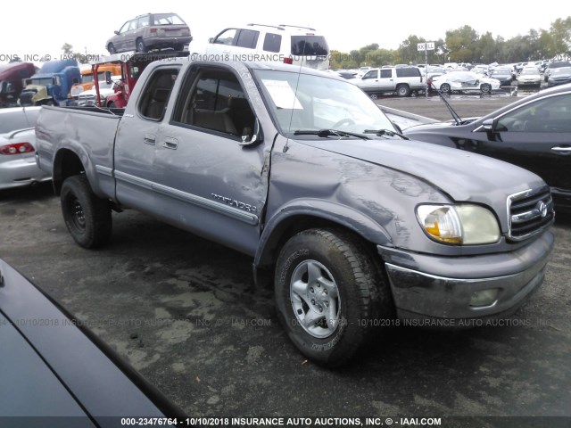 5TBBT48121S197555 - 2001 TOYOTA TUNDRA ACCESS CAB LIMITED GRAY photo 1