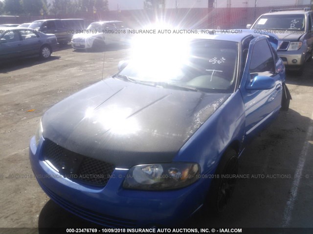 3N1AB51A55L475093 - 2005 NISSAN SENTRA SE-R SPEC V BLUE photo 2