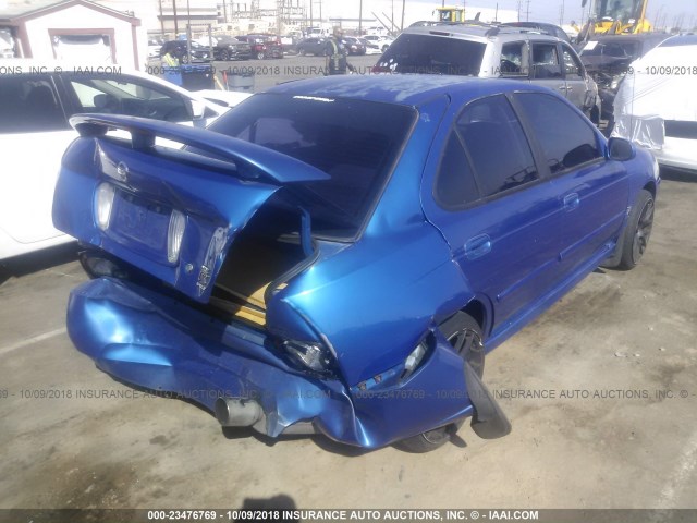 3N1AB51A55L475093 - 2005 NISSAN SENTRA SE-R SPEC V BLUE photo 4