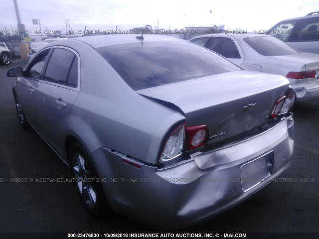 1G1ZH57B08F255656 - 2008 CHEVROLET MALIBU 1LT SILVER photo 3