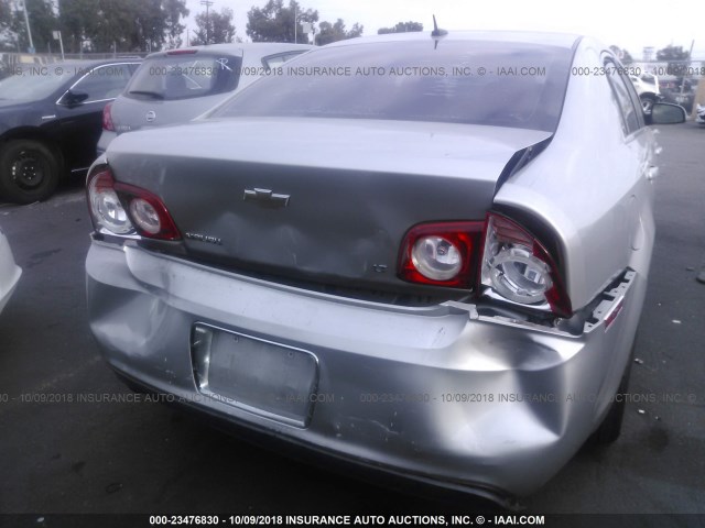1G1ZH57B08F255656 - 2008 CHEVROLET MALIBU 1LT SILVER photo 6