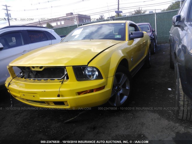 1ZVFT80N965219429 - 2006 FORD MUSTANG YELLOW photo 2