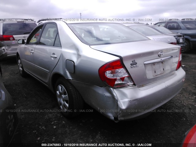4T1BE32K94U816306 - 2004 TOYOTA CAMRY LE/XLE/SE SILVER photo 3
