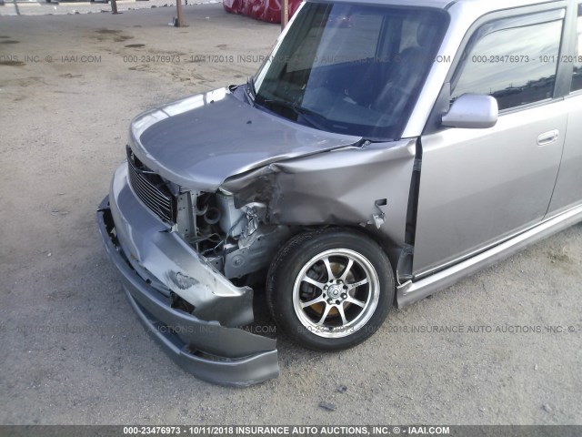 JTLKT324364061401 - 2006 TOYOTA SCION XB ვერცხლისფერი ფოტო 6