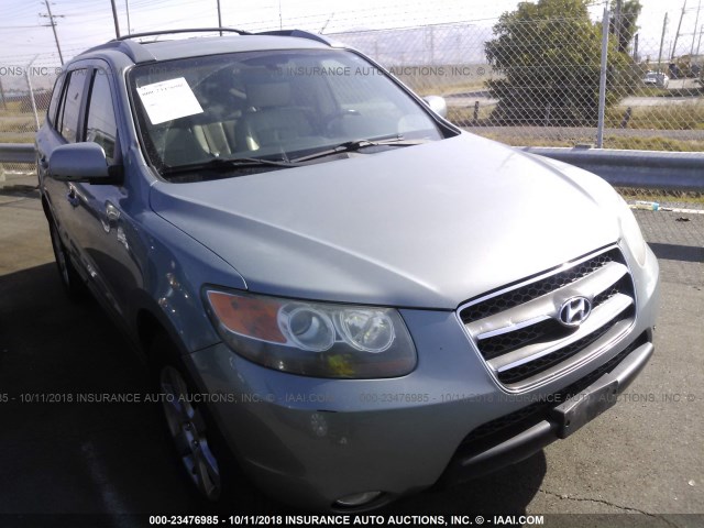 5NMSH73E57H036326 - 2007 HYUNDAI SANTA FE SE/LIMITED BLUE photo 1