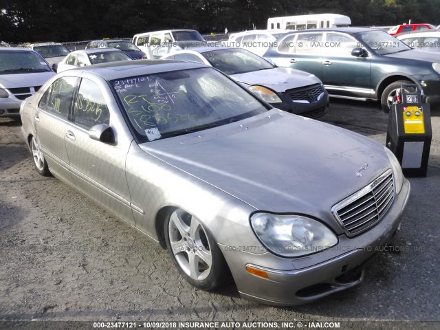 WDBNG83JX5A452221 - 2005 MERCEDES-BENZ S 430 4MATIC GRAY photo 1
