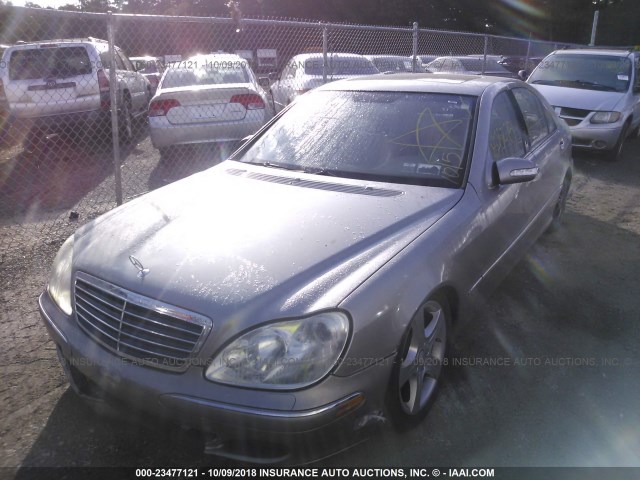 WDBNG83JX5A452221 - 2005 MERCEDES-BENZ S 430 4MATIC GRAY photo 2