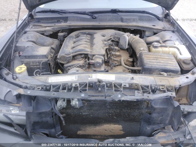 2B3CA3CV9AH222456 - 2010 DODGE CHARGER SXT GRAY photo 10