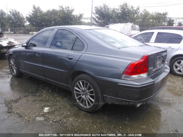 YV1RS592072617930 - 2007 VOLVO S60 2.5T GRAY photo 3