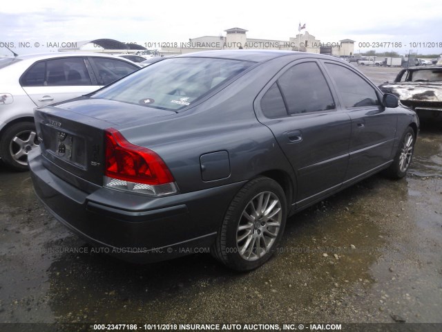 YV1RS592072617930 - 2007 VOLVO S60 2.5T GRAY photo 4