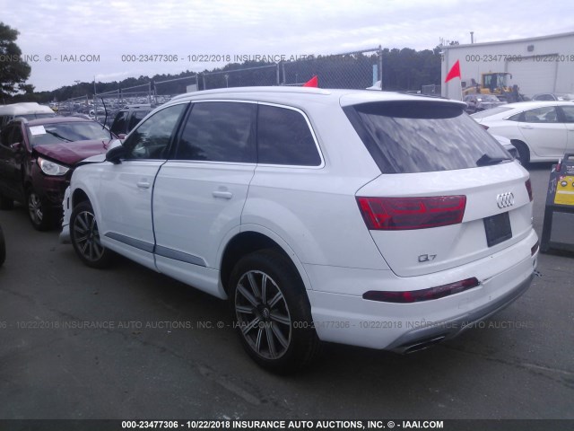 WA1VAAF74HD017735 - 2017 AUDI Q7 PRESTIGE WHITE photo 3