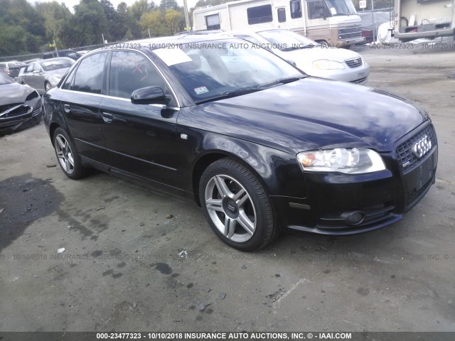 WAUDF78E68A091206 - 2008 AUDI A4 2.0T QUATTRO BLACK photo 1