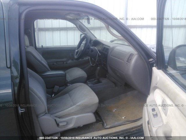 5TEGN92N12Z132202 - 2002 TOYOTA TACOMA DOUBLE CAB PRERUNNER GREEN photo 5