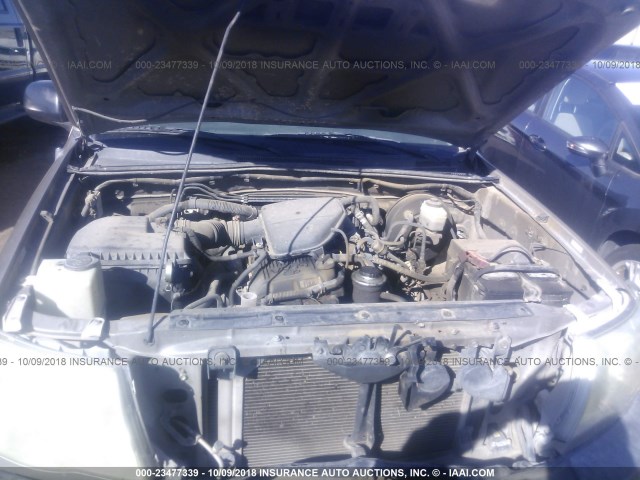 5TETX22N47Z427866 - 2007 TOYOTA TACOMA ACCESS CAB ოქროსფერი ფოტო 10