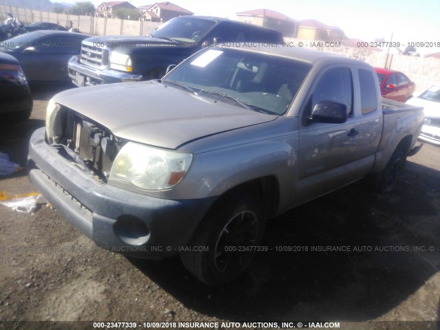 5TETX22N47Z427866 - 2007 TOYOTA TACOMA ACCESS CAB ოქროსფერი ფოტო 2