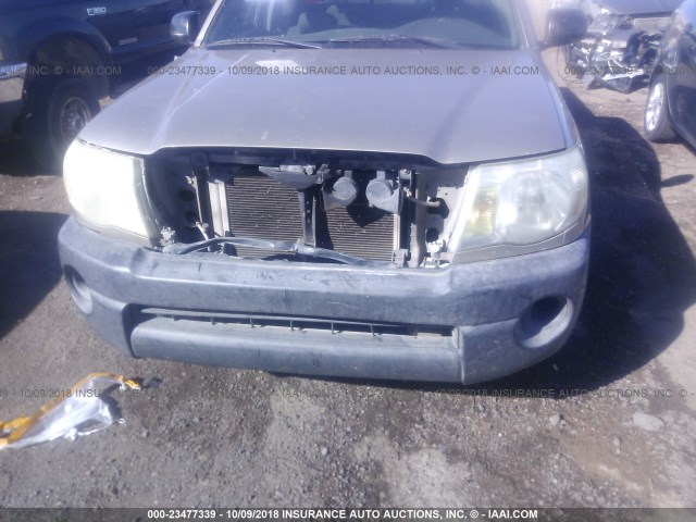 5TETX22N47Z427866 - 2007 TOYOTA TACOMA ACCESS CAB ოქროსფერი ფოტო 6