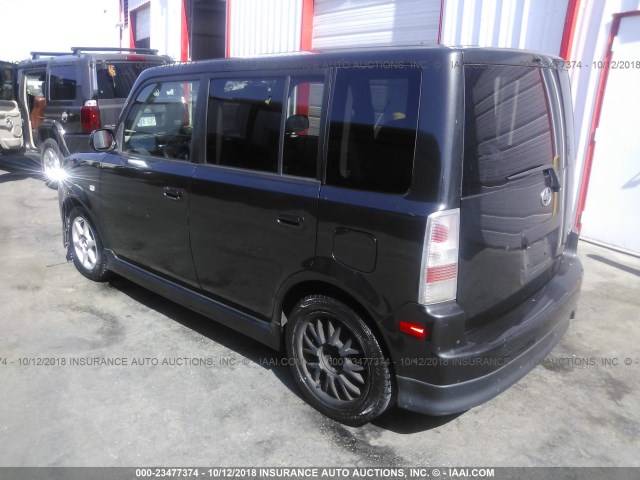 JTLKT324864063936 - 2006 TOYOTA SCION XB შავი ფოტო 3