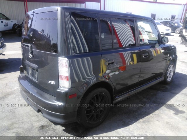 JTLKT324864063936 - 2006 TOYOTA SCION XB შავი ფოტო 4