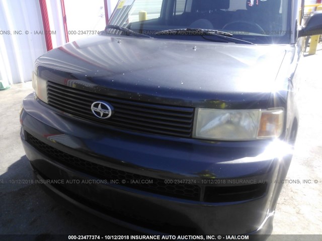 JTLKT324864063936 - 2006 TOYOTA SCION XB შავი ფოტო 6