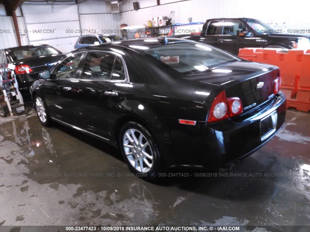 1G1ZG5E73CF378152 - 2012 CHEVROLET MALIBU LTZ 蓝色 照片 3