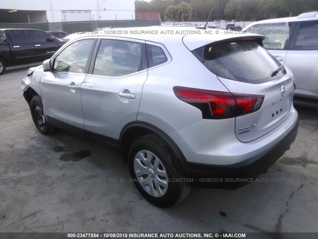 JN1BJ1CP1JW150740 - 2018 NISSAN ROGUE SPORT S/SV/SL SILVER photo 3